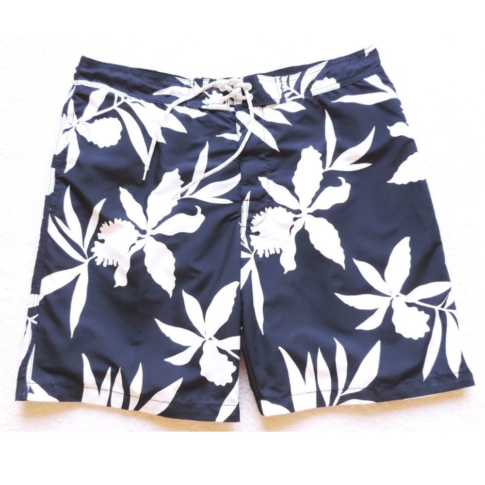 St. John's Bay Men's Floral Printed 10" Swim Trunks Size: XL